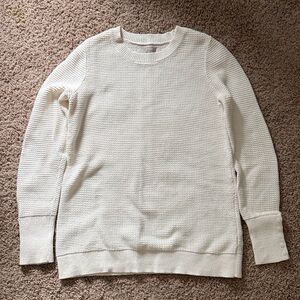 Cream Textured Sweater